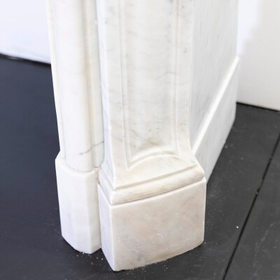 Antique French Style Marble Fireplace