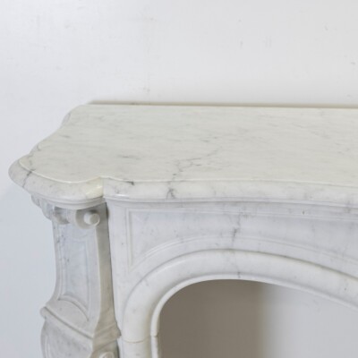 Antique French Style Marble Fireplace