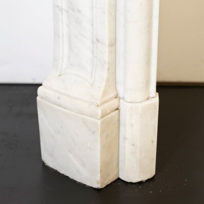 Antique French Style Marble Fireplace