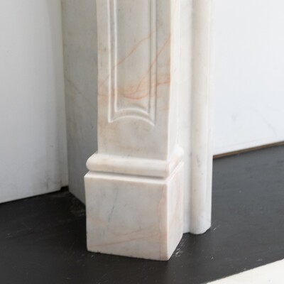 Reclaimed French Louis XVI Style Marble Fireplace
