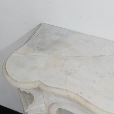 Reclaimed French Louis XVI Style Marble Fireplace