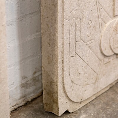 Large Portland Stone Carved Plaques