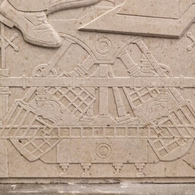 Large Portland Stone Carved Plaques