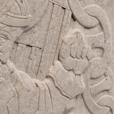 Large Portland Stone Carved Plaques