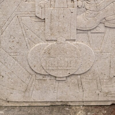 Large Portland Stone Carved Plaques