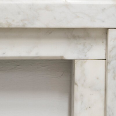 Antique Carrara Marble Chimneypiece