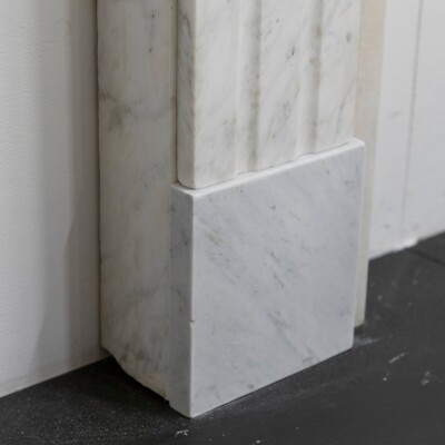 Antique Carrara Marble Chimneypiece