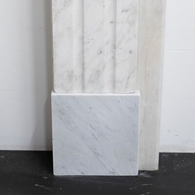 Antique Carrara Marble Chimneypiece