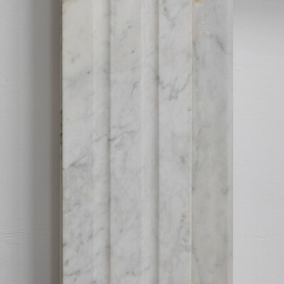 Antique Carrara Marble Chimneypiece