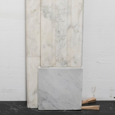 Antique Carrara Marble Chimneypiece