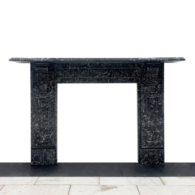 Antique Victorian St Anne's Marble Fireplace Surround