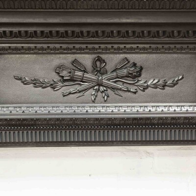 Antique Cast Iron Fireplace Surround