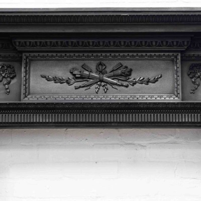 Antique Cast Iron Fireplace Surround