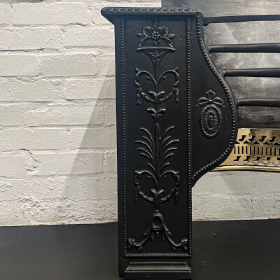 Regency Antique Hob Grate In The Manner of Robert Adam