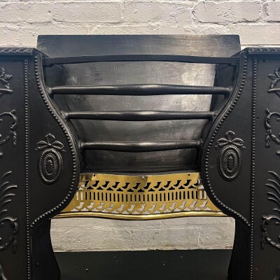 Regency Antique Hob Grate In The Manner of Robert Adam