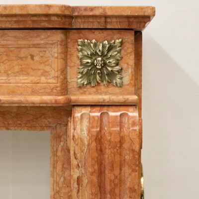 Antique Louis XVI Marble Fireplace Surround