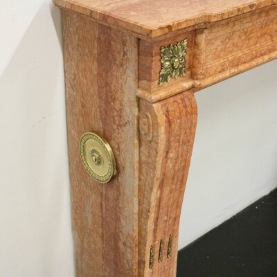 Antique Louis XVI Marble Fireplace Surround