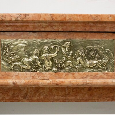 Antique Louis XVI Marble Fireplace Surround