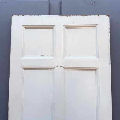 Antique Georgian 6 Panel Door - 195.5cm x 76cm