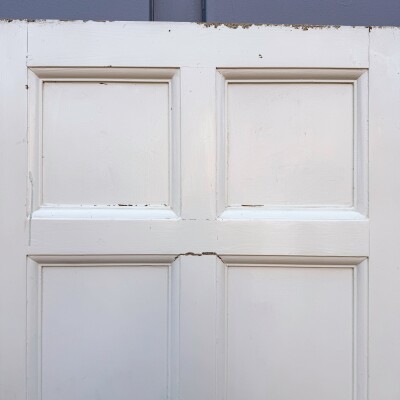 Antique Georgian 6 Panel Door - 195.5cm x 76cm
