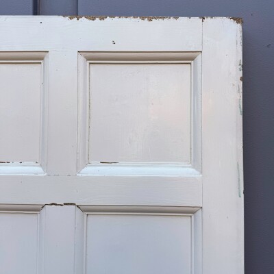 Antique Georgian 6 Panel Door - 195.5cm x 76cm