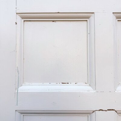Antique Georgian 6 Panel Door - 195.5cm x 76cm