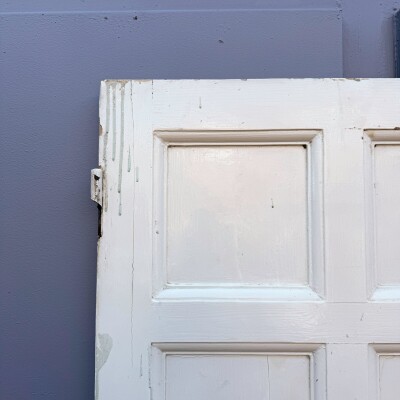 Antique Georgian 6 Panel Door - 195.5cm x 76cm