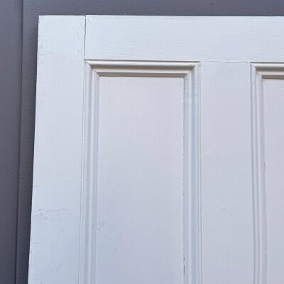 Antique Victorian 4 Panel Door - 194cm x 75.5cm