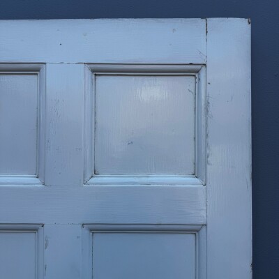 Antique Georgian 6 Panel Door - 195.5cm x 75cm