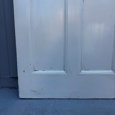Antique Georgian 6 Panel Door - 195.5cm x 75cm