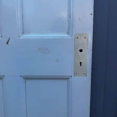 Antique Georgian 6 Panel Door - 195.5cm x 75cm
