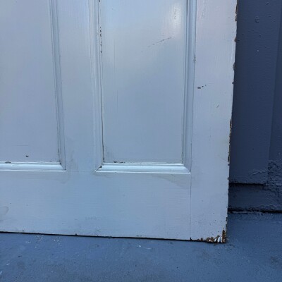 Antique Georgian 6 Panel Door - 195.5cm x 75cm