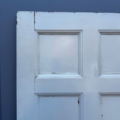 Antique Georgian 6 Panel Door - 195.5cm x 75cm