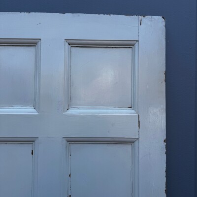 Antique Georgian 6 Panel Door - 195.5cm x 75cm