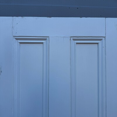 Antique Victorian 4 Panel Door - 201cm x 75.5cm