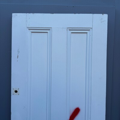 Antique Victorian 4 Panel Door - 201cm x 75.5cm