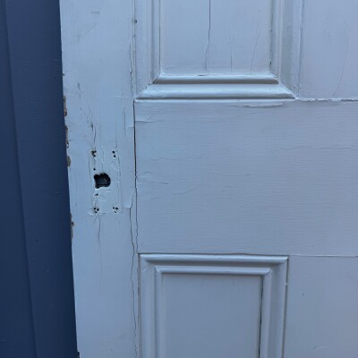 Antique Victorian 4 Panel Door - 201cm x 79cm