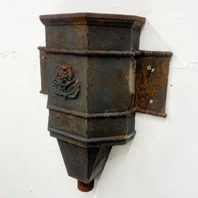 Antique Victorian Cast Iron Water Drainage Hopper