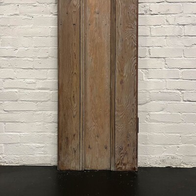 Antique Victorian Glazed Latch Door - 197cm x 52.5cm