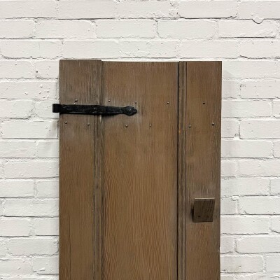 Antique Victorian Pine Latch Door - 186cm x 59cm