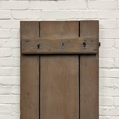Antique Victorian Pine Latch Door - 186cm x 59cm