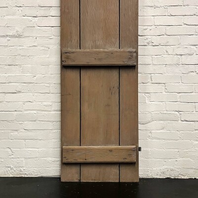 Antique Victorian Pine Latch Door - 186cm x 59cm
