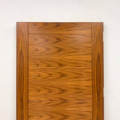 Modern Walnut Veneered Clothworker Fire Door - 210cm x 91.5cm