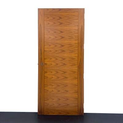 Modern Walnut Veneered Clothworker Fire Door - 210cm x 91.5cm