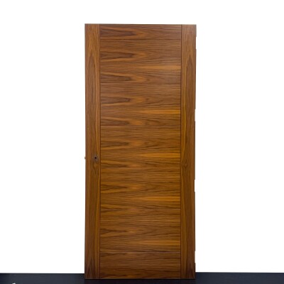 Modern Walnut Veneered Clothworker Fire Door - 210cm x 91.5cm