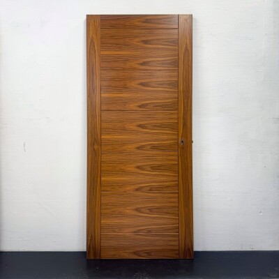 Modern Walnut Veneered Clothworker Fire Door - 210cm x 91.5cm