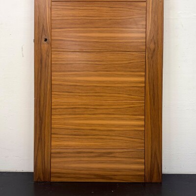 Modern Walnut Veneered Clothworker Fire Door - 210cm x 91.5cm