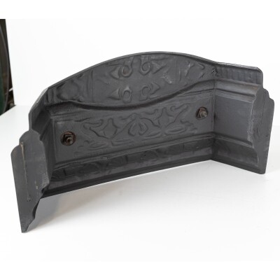 Antique Cast Iron Ornate Floral Fireplace Tidy | Betty | Ashpan Cover