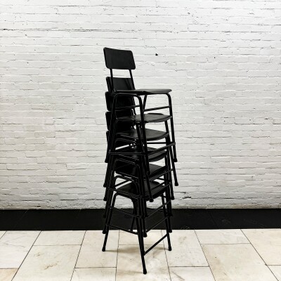 Reclaimed Mid Century Tubular Steel Stools (>50 available)