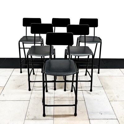 Reclaimed Mid Century Tubular Steel Stools (>50 available)